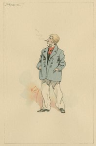 جيمس ستيرفورث ، ج 1920 تقريبًا (قلم وحبر مع مرحاض على ورق) بواسطة جوزيف كلايتون كلارك